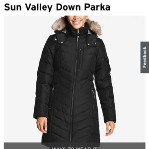 Eddie Bauer Black Parka